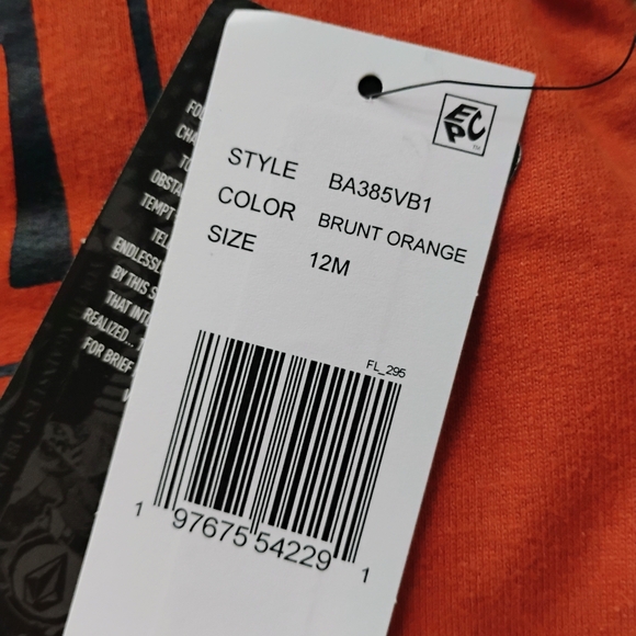 VOLCOM NEW Baby Retro Crewneck Sweatshirt & Denim Pants - Picture 14 of 16